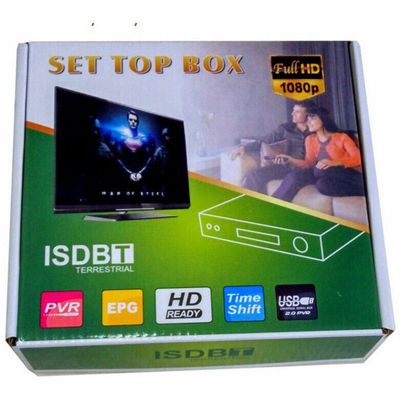 ISDB-T Set Top Box H.264 STB T2 Full HD PVR Digital free to air ISDB-T TV Decoder TV Receiver