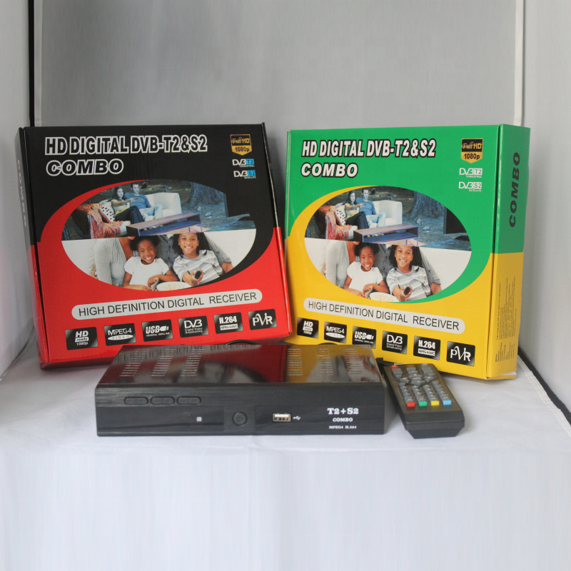 Factory Wholesale Wifi DVB T2+S2 COMBO IP-TV Set Top Box TV Digital Set-Top Box