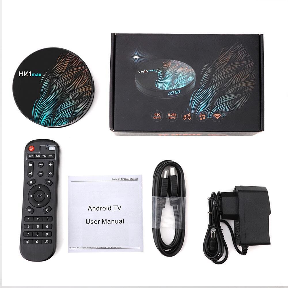 HK1 MAX Smart Android 11 TV Box RK3318 4GB RAM 64GB 32GB ROM 2.4G/5G Wifi BT 4.0 RK Quad Core Set-Top Box