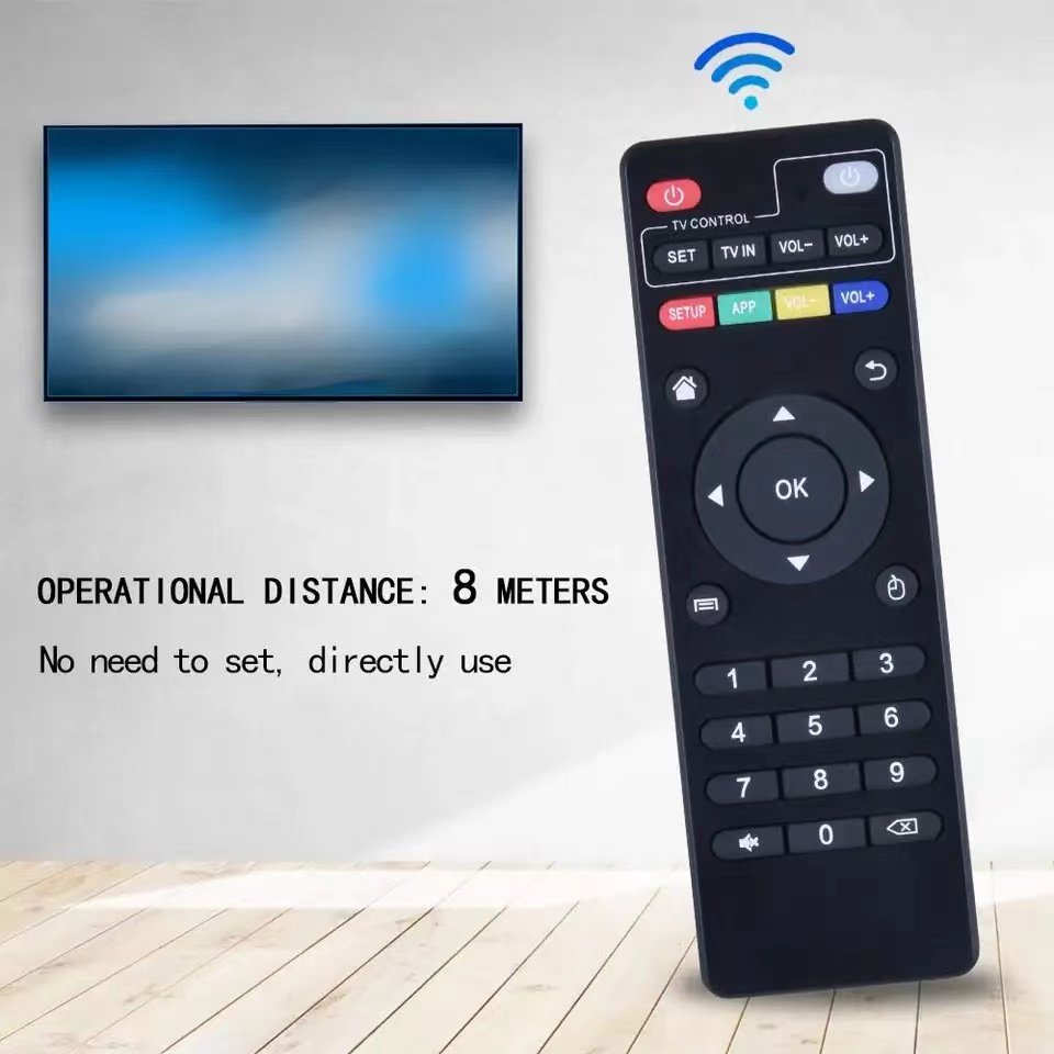 For X96mini MXQ Android TVBox Smart Wireless IR Universal Remote Control for X96QMAX G96 X96W Set Top Box with KD Function Diode