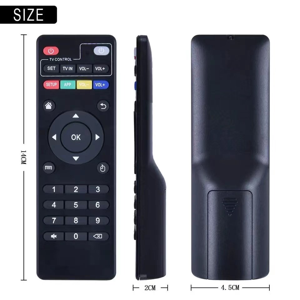 For X96mini MXQ Android TVBox Smart Wireless IR Universal Remote Control for X96QMAX G96 X96W Set Top Box with KD Function Diode