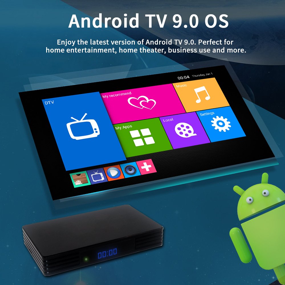 High Quality Android Linux Iptv Tv Box Satellite Receiver Usb Dvb T2 S2 4K Set Top Box