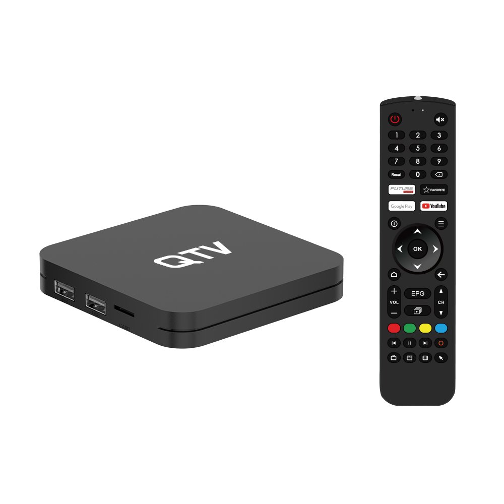 2024 New arrival QTV X6 Set top Box QTV TV BOX H618 2GB 16GB Future android 6k tv box Android 12.0 media player
