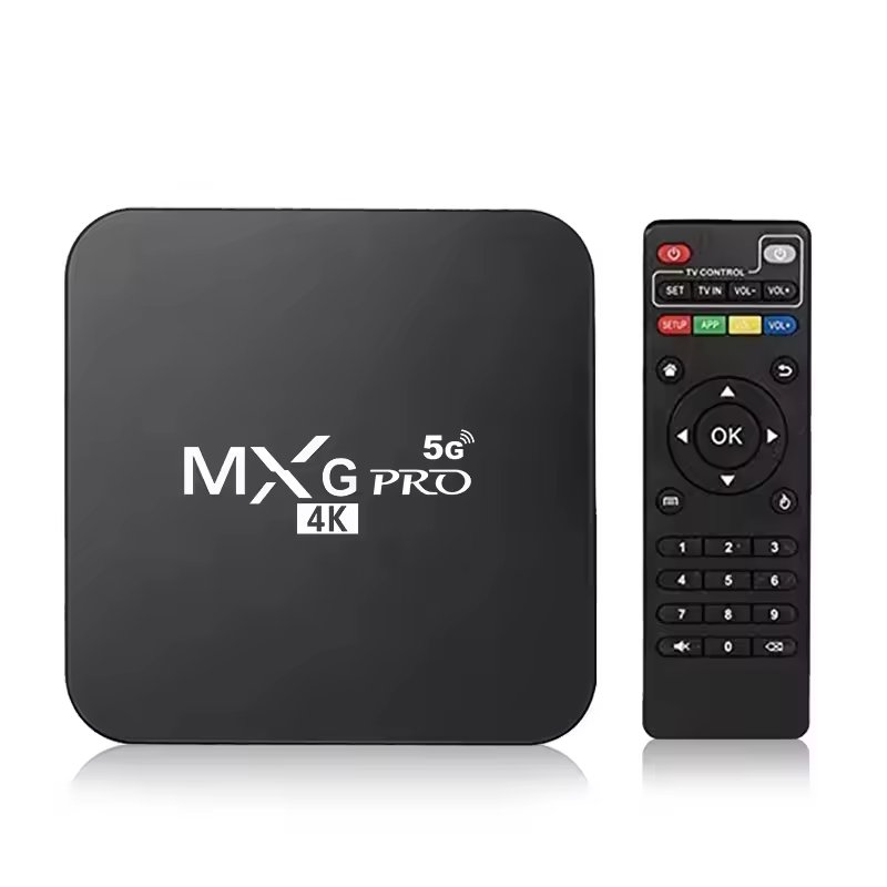 New Italia TV Box Voice Remote Dual Wifi HDR Android TV Box Quad Core Set-top box For Spanish Germany Poland French Latino IP TV