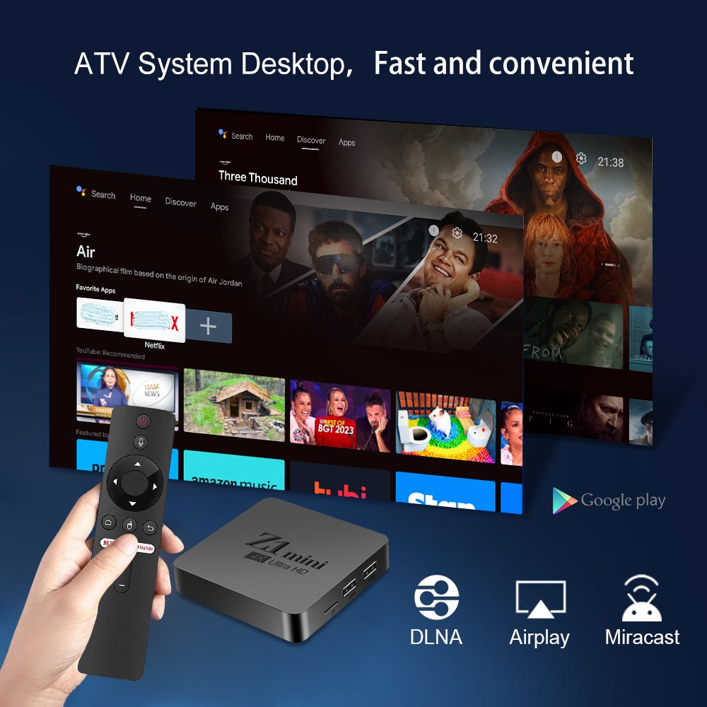 GYS Android Smart Set Top Box 2GB 16GB Dual WIFI 2.4g 5g Allwinner H313 Quad Core Mini ATV Android TV Box