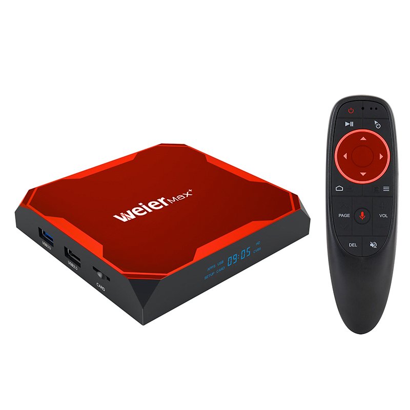 weier X96MAX Amlogic S905X3 smart Android9.0 4k TV box 4g 32g set-top box cheap price