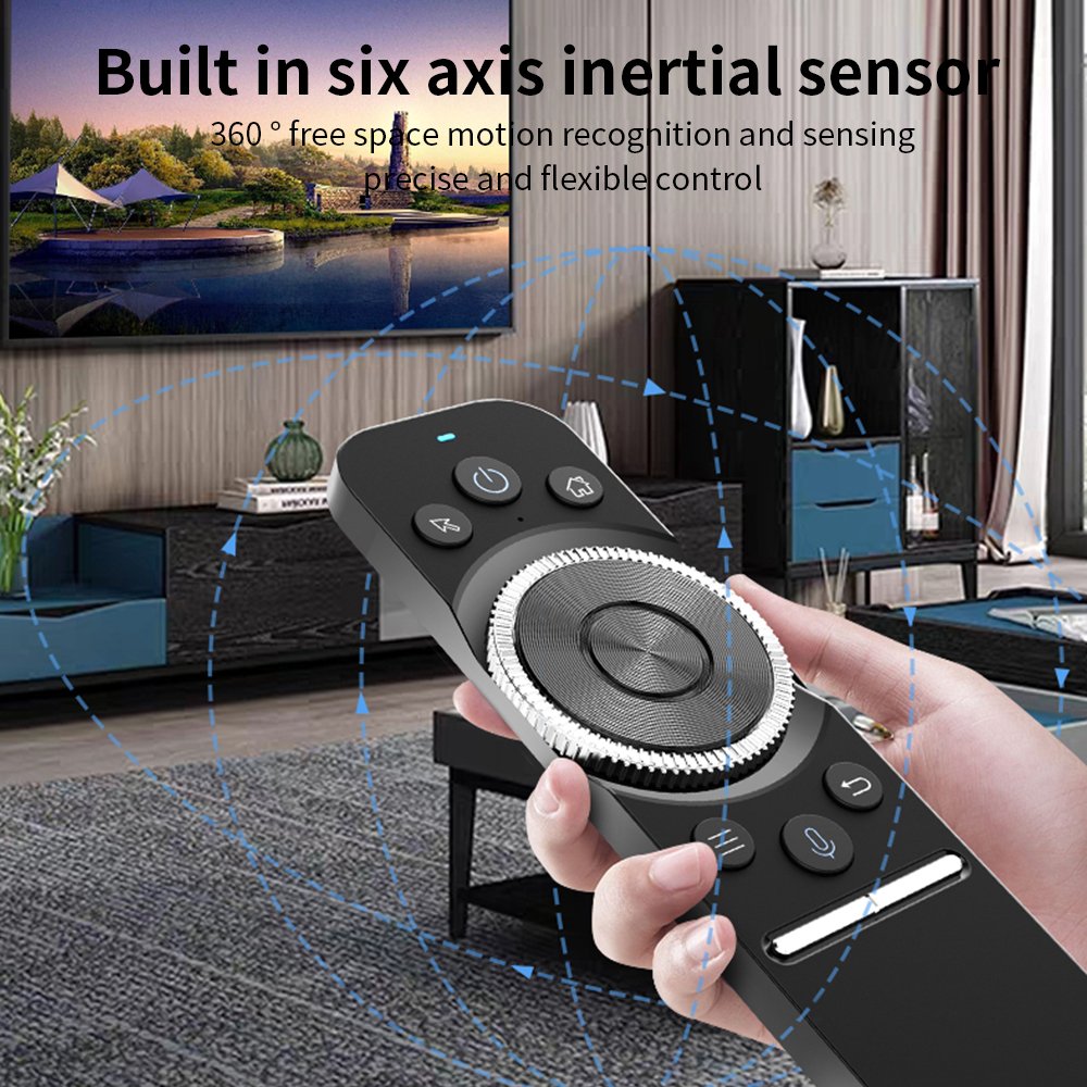 Topleo Wireless Air Mouse Mini Voice 2.4G Smart TV set top box universal remote control for projector Keyboard air mouse w1s