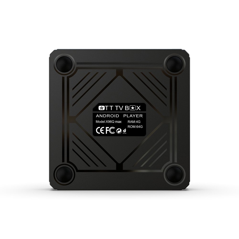 TD-X96QMAX Smart TV Box Android 12 Allwinner H616 4GB 64GB Set Top Box 2.4G/5GHz Dual WiFi Media Player BT5.0 X96QMax IPTV Box