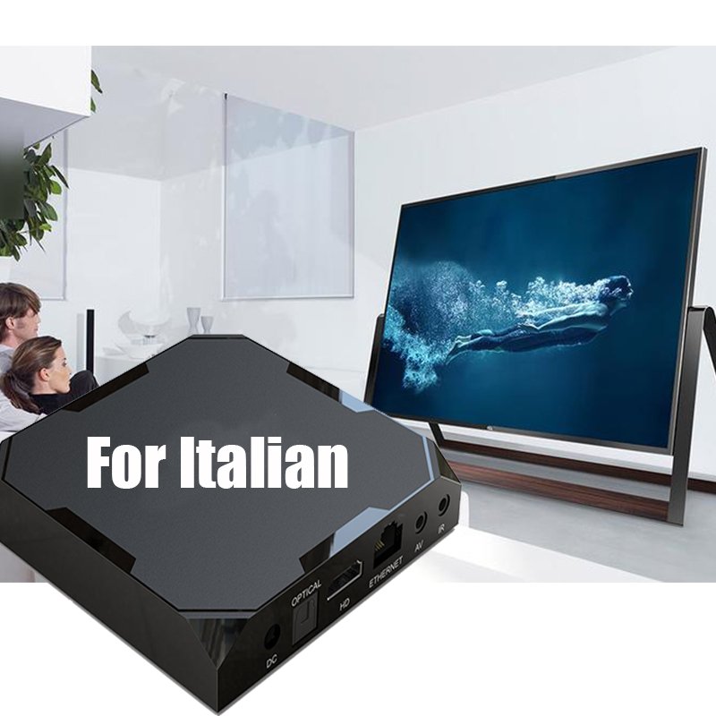 Best Italian Italy Set Top Iptv Box For Italia Italiano For Smarters Pro Android tv Box Enigma2 Box