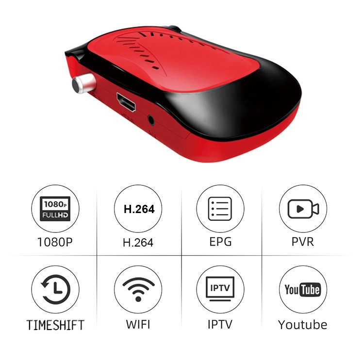 OURSTONE DVB S2 Digital 1080P free to air set top box satellite tv receiver decoder dvb-s2 set -top box
