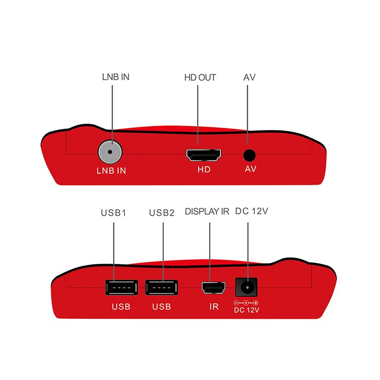 OURSTONE DVB S2 Digital 1080P free to air set top box satellite tv receiver decoder dvb-s2 set -top box