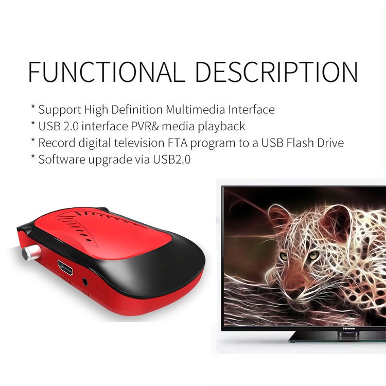 OURSTONE DVB S2 Digital 1080P free to air set top box satellite tv receiver decoder dvb-s2 set -top box