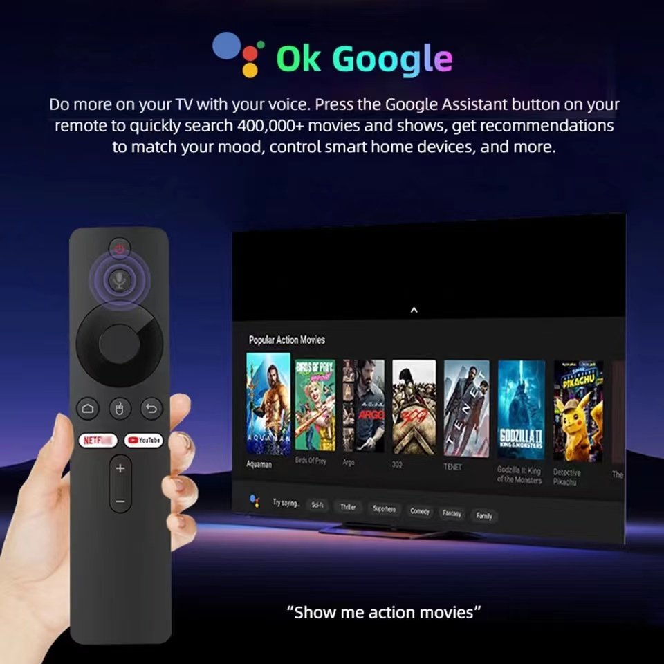 Hot Selling ATV Set-top Box Q5 Voice Remote Control Allwinner H313 Dual WIFI 2G 8G Android 10.0 OS Original TV Box