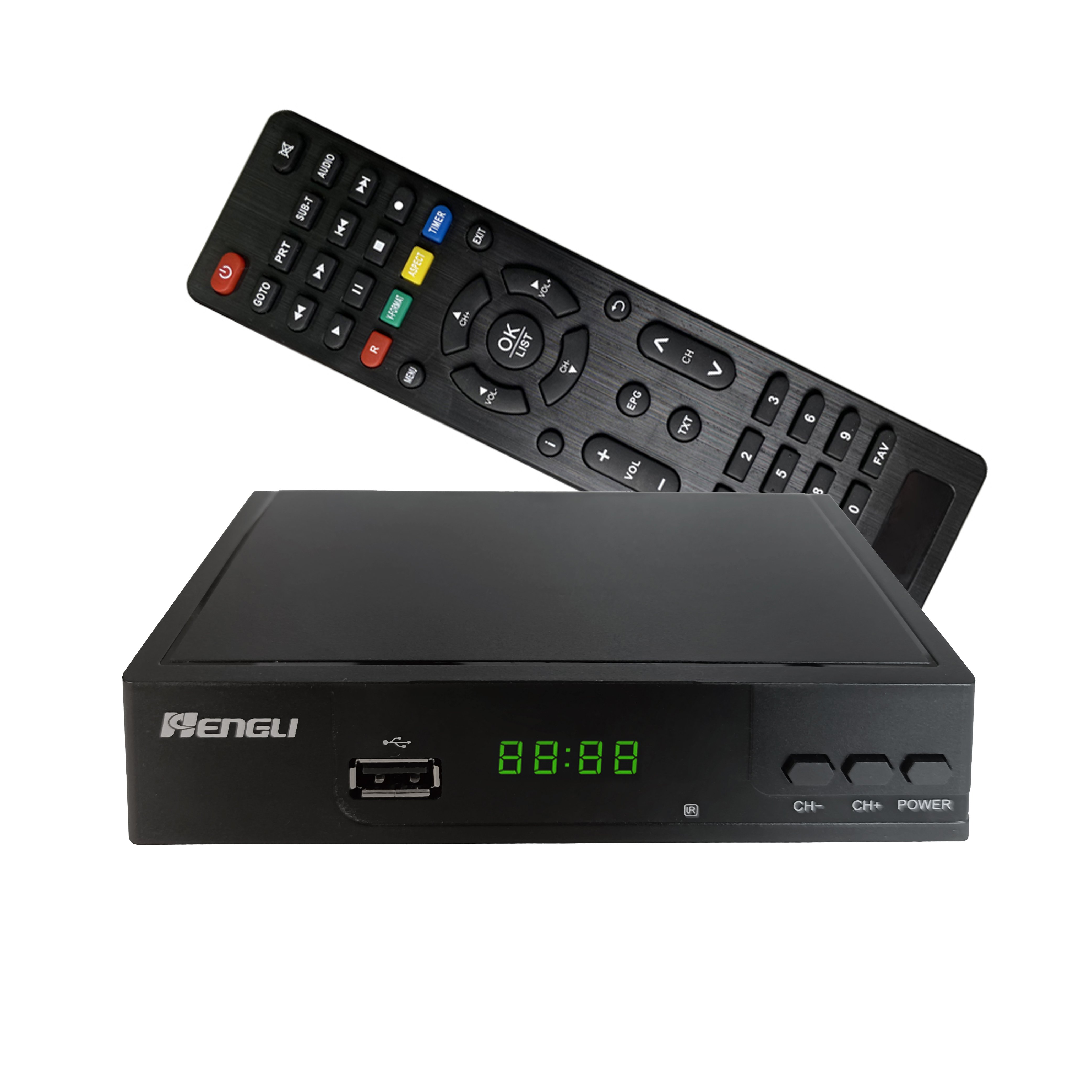 HENGLI dvb-s2 Sat TV Set Top Box Digital TV Box DVB-S2X For Brazilian Satellite TV Receiver