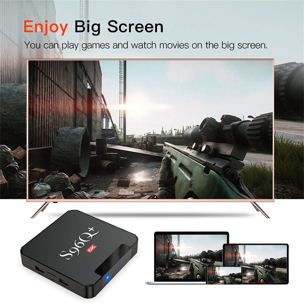 WF factory price S96Q+ allwinner h616 S96Q+ hd 6k tvbox android S96 Q+ smart tv set top box S96 Q +