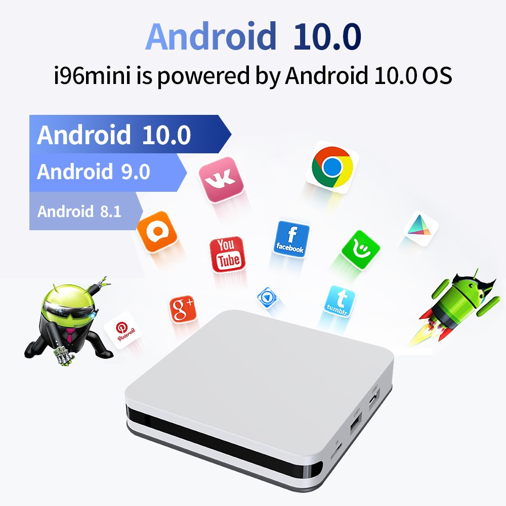 Topleo android set top box i96 mini II allwinner H313 4k tv box smart