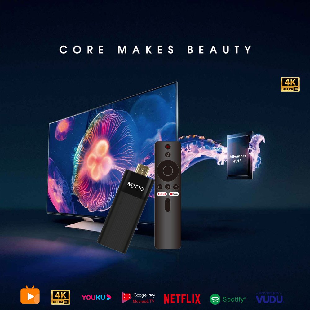 2024 new network TV set-top box 5G voice remote control player ATV TV network player TV BOX