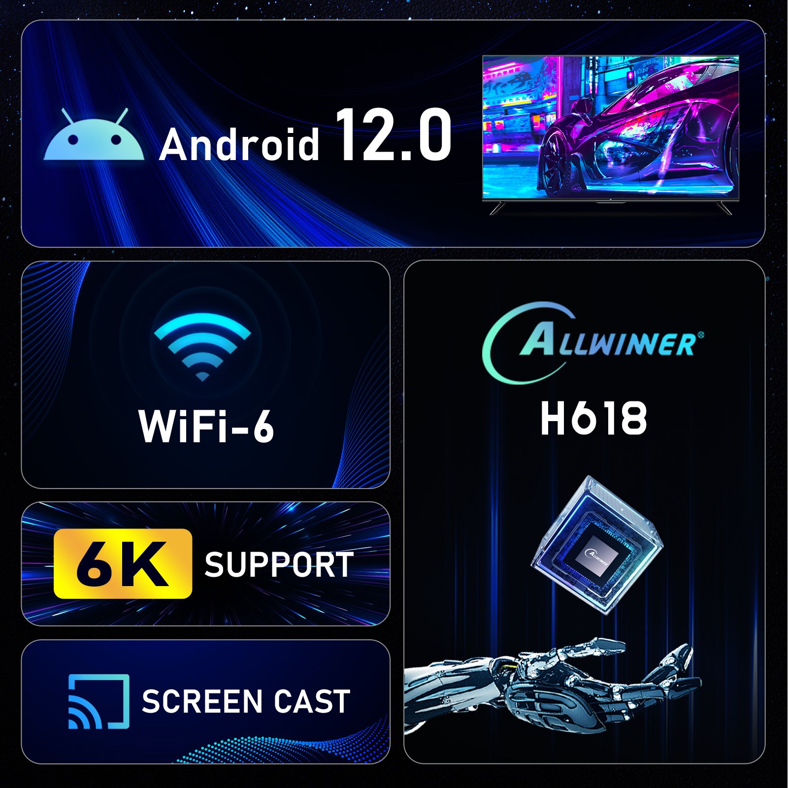 New X98K Rockchip RK3528 quad core Android 13.0 Box BT 5.0 WIFI 6 HDR 10 8K video TV Box smart box X98K