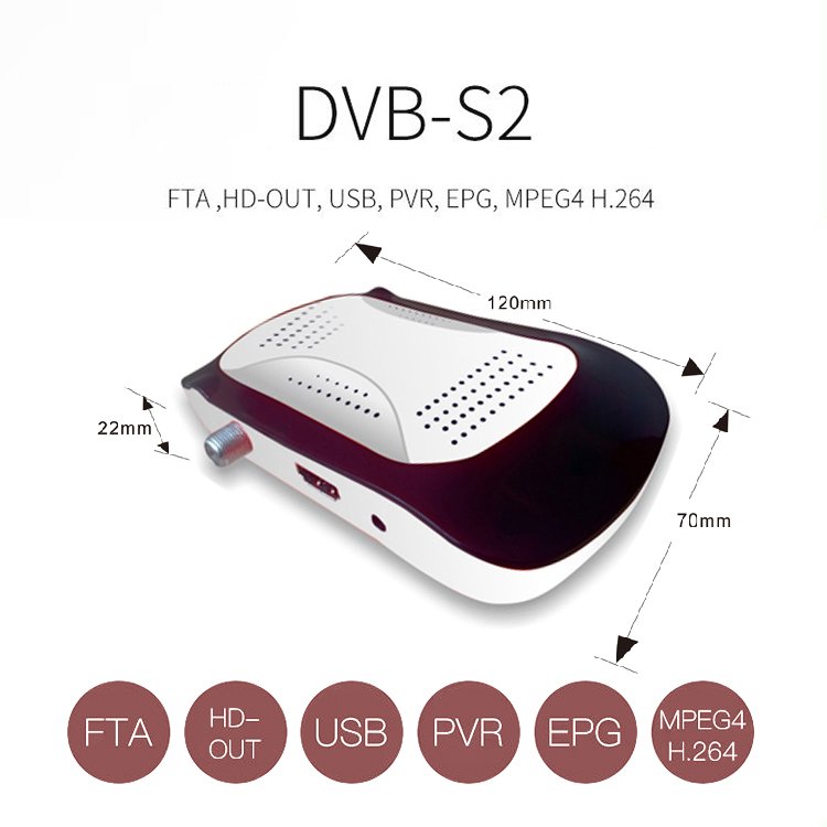 OURSTONE Super HD Set Top Box Satellite Receiver Free To Air Set Top Box Satellite TV Receiver CKD DVB S2