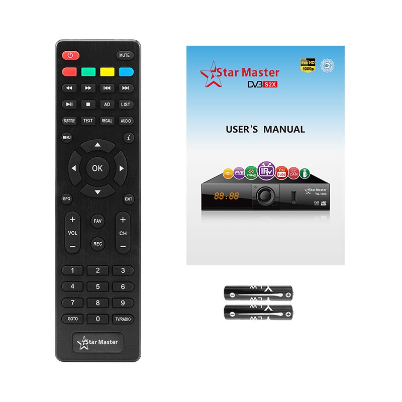 STAR MASTER TG-1000 High Definition Digital Satellite Receiver DVB S2 Decoder Set Top Box