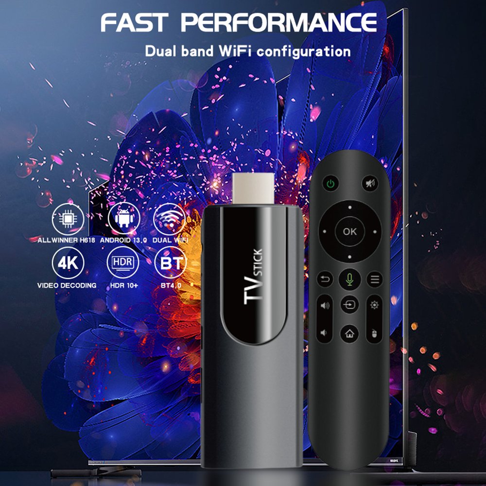 Topleo smart 4k tv stick eu box 5g mx10 mini set top box tv stick android tv