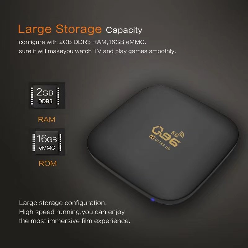 Q96 ULTRA Android 10.0 Amlogic S905W2 Smart TV Box AV1 2.4G&5G Dual Wifi Quad Core 2G16G 4K 4+32GB 4+64GB 8+128GB Set Top Box