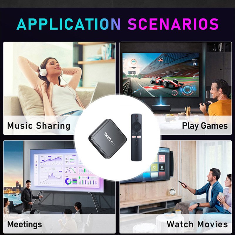 TX20 Pro set-top box H313 high-definition 5G WiFi Android 15ATV system TV box tvbox