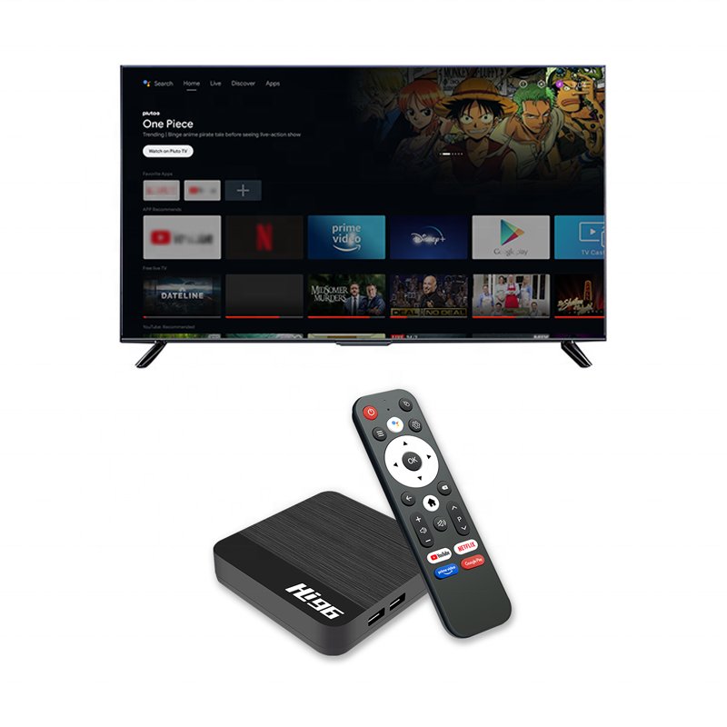 2024 New Android TV BOX Hi96 X1 Hisilicon Hi3798M 2.4G/5G WIFI with Voice Remote Network Set-Top Box