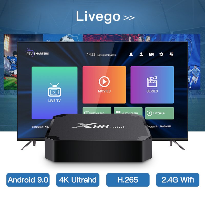 X96mini android tv box warranty Livego Set-top Box