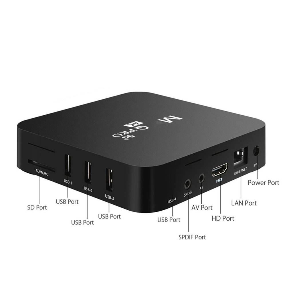 cheap price 4K Smart TV Box Android 12 MXQPRO Media Player 8+128G With 2.4G+5GHZ Wifi Quad-Core Multimedia Player Set Top Box