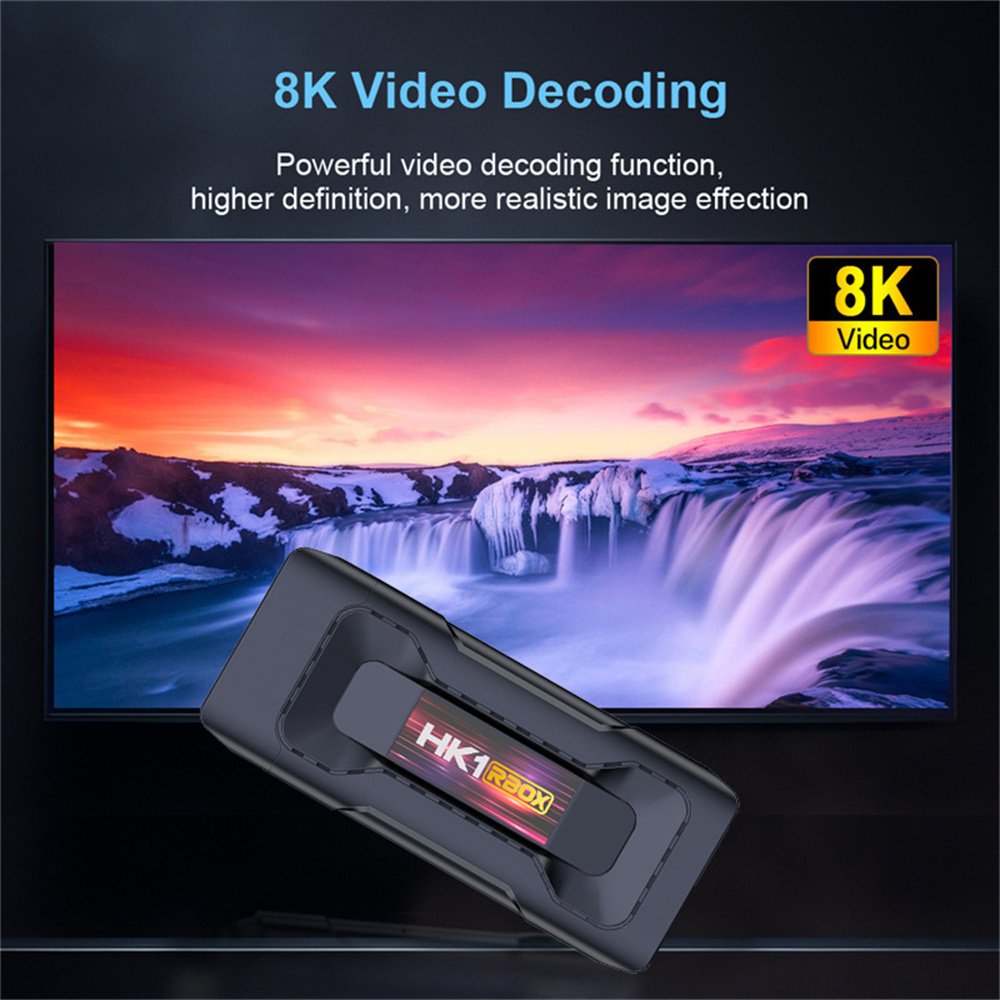 HK1 RBOX-D8 Smart TV Box Android 13 Rockchip RK3528 BT 5.0 WIFI 6 HK1RBOX 2GB/4GB 16GB/32GB 8K Smart Media Player Set Top Box