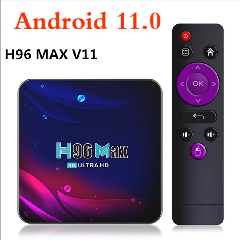 H96 MAX V11 set-top box Android 11.0 RK3318 4G/64G 5GWiFi 4k high-definition set-top box