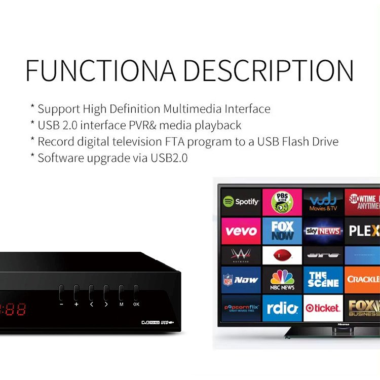OURSTONE hybrid comboT2+S2 dvb-t2 dvb-s2 satellite fta free to air set top box digital satellite receiver dvbt2