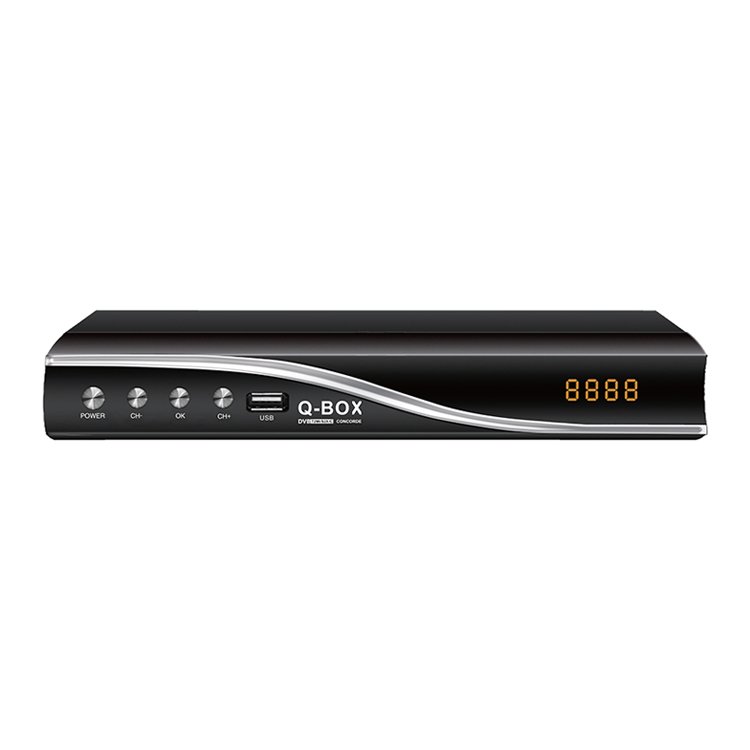 Q-BOX CONCORDE New Satellite TV Receiver +DVB T2 wifi s2 t2 mpeg4 combo dvb dtv usb set top box