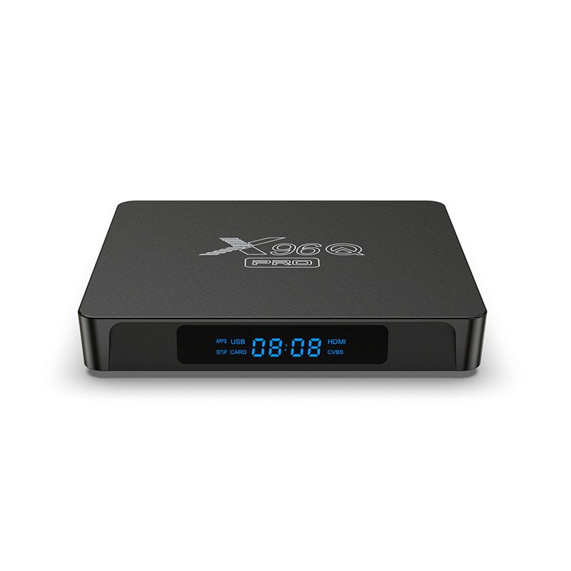 High Quality 2.4G Wifi Android 10.0 Allwinner H313 Quad Core Set-top Box Smart 4K TV Box X96Q Pro 1GB 8GB