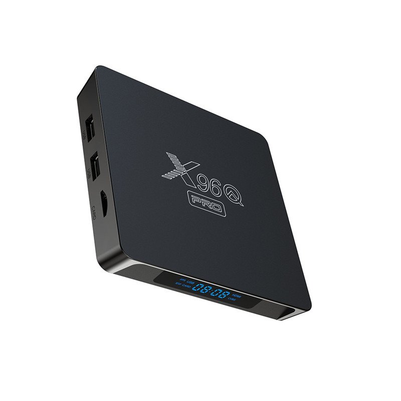 High Quality 2.4G Wifi Android 10.0 Allwinner H313 Quad Core Set-top Box Smart 4K TV Box X96Q Pro 1GB 8GB