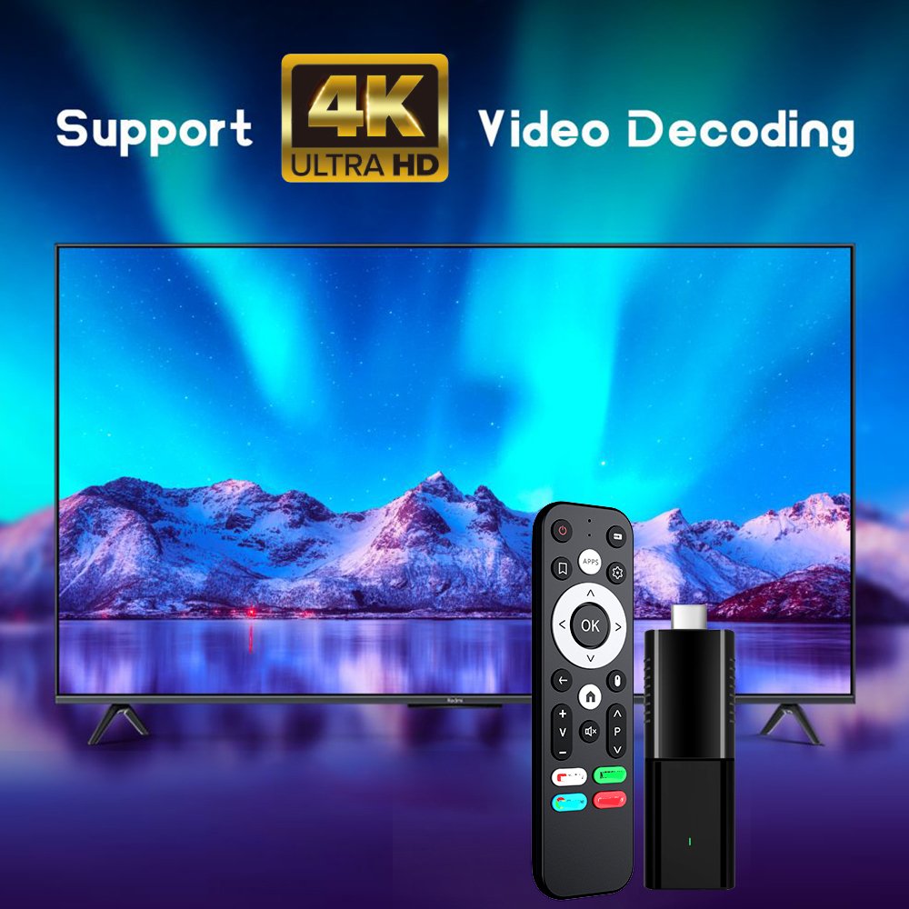 Topleo tv stick fire BT remote 2024 android tv box lite fire set top box game smart tv stick 4k eu