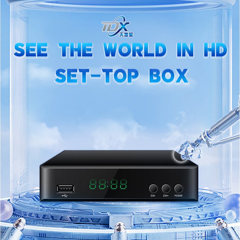 TDX Best Selling satfinder combo dvb s2 dvb t2 dvbc h265 set-top box