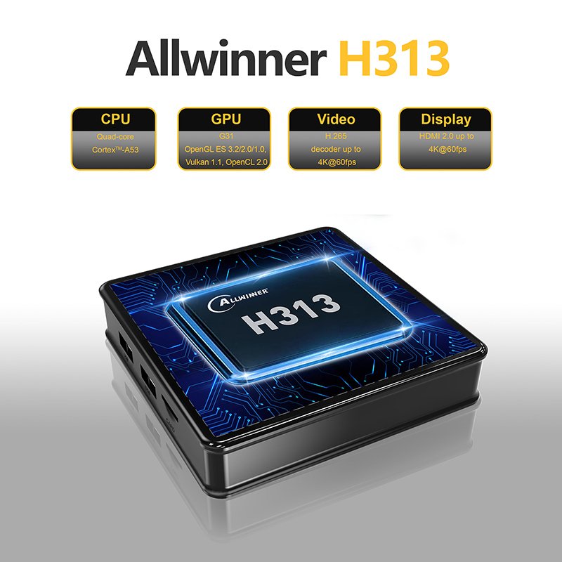 Cheap X5 Androidtv 10.0 Smart TV Box 1.5GB 8GB Allwinner H313 Quad Core 4K Voice Remote Set Top Box