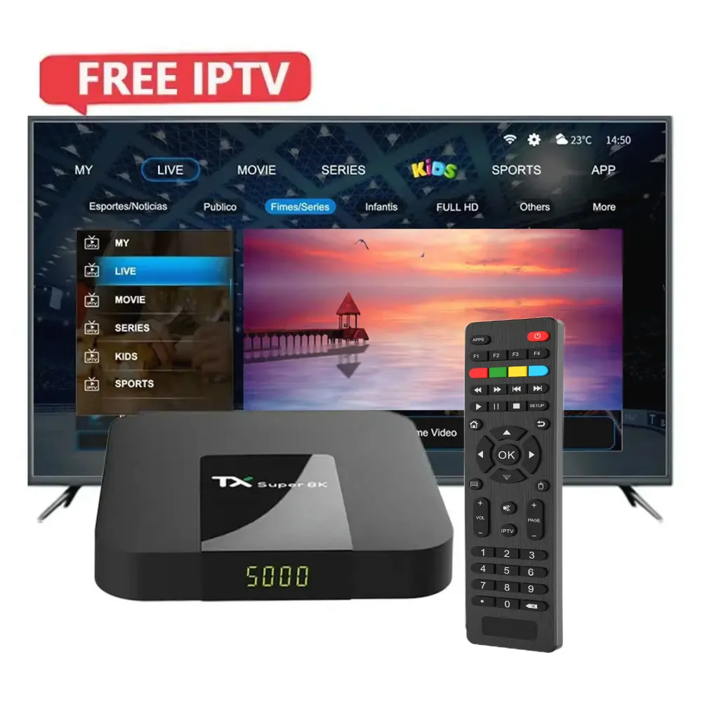DINO IP Android 12 MEGA BOX Strong 4K set top box Allwinner H616 Quad Core 8K OEM strong 4k TV Box