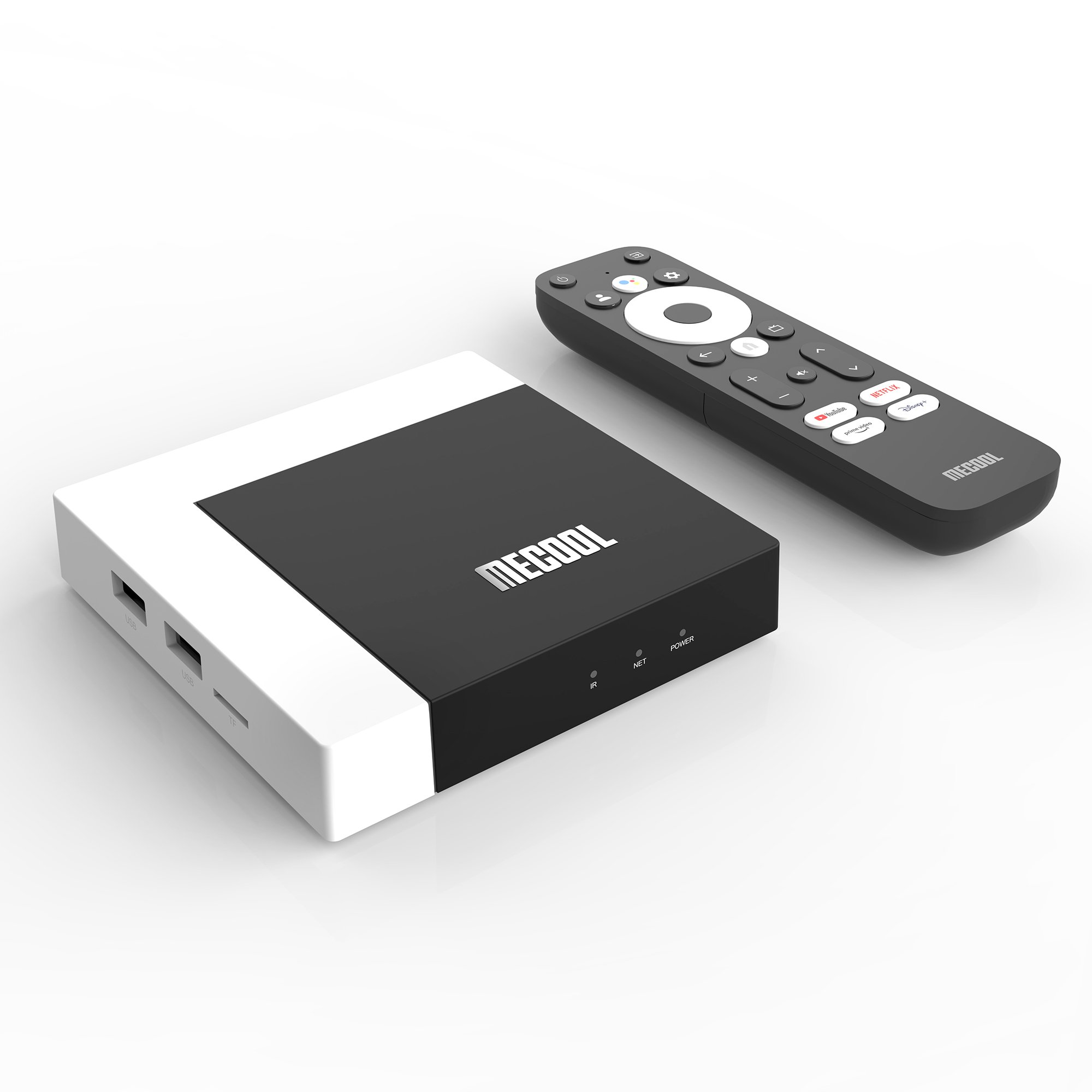 Factory android 11.0 Mecool KM7 plus tv box bluetooth 5.0 100M ethernet dual wifi set top box hd output media player tv box