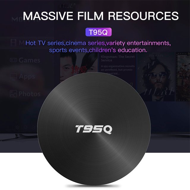 Network TV T95Q S905X3 TV BOX Android set-top box TV box dual band WiFi+BT4.0 network player