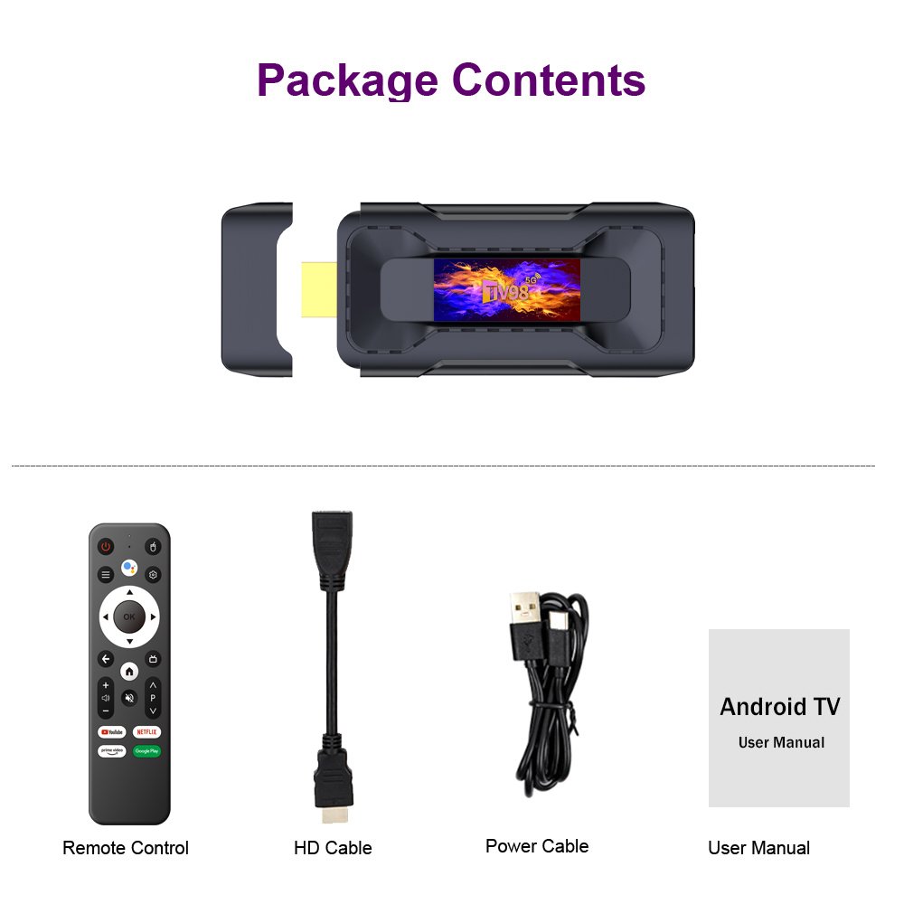 Best Tv Box TV98 RK3528Smart 8K Television Set-Top BOX Quad Core ARM A53 Bluetooth BT 5.0