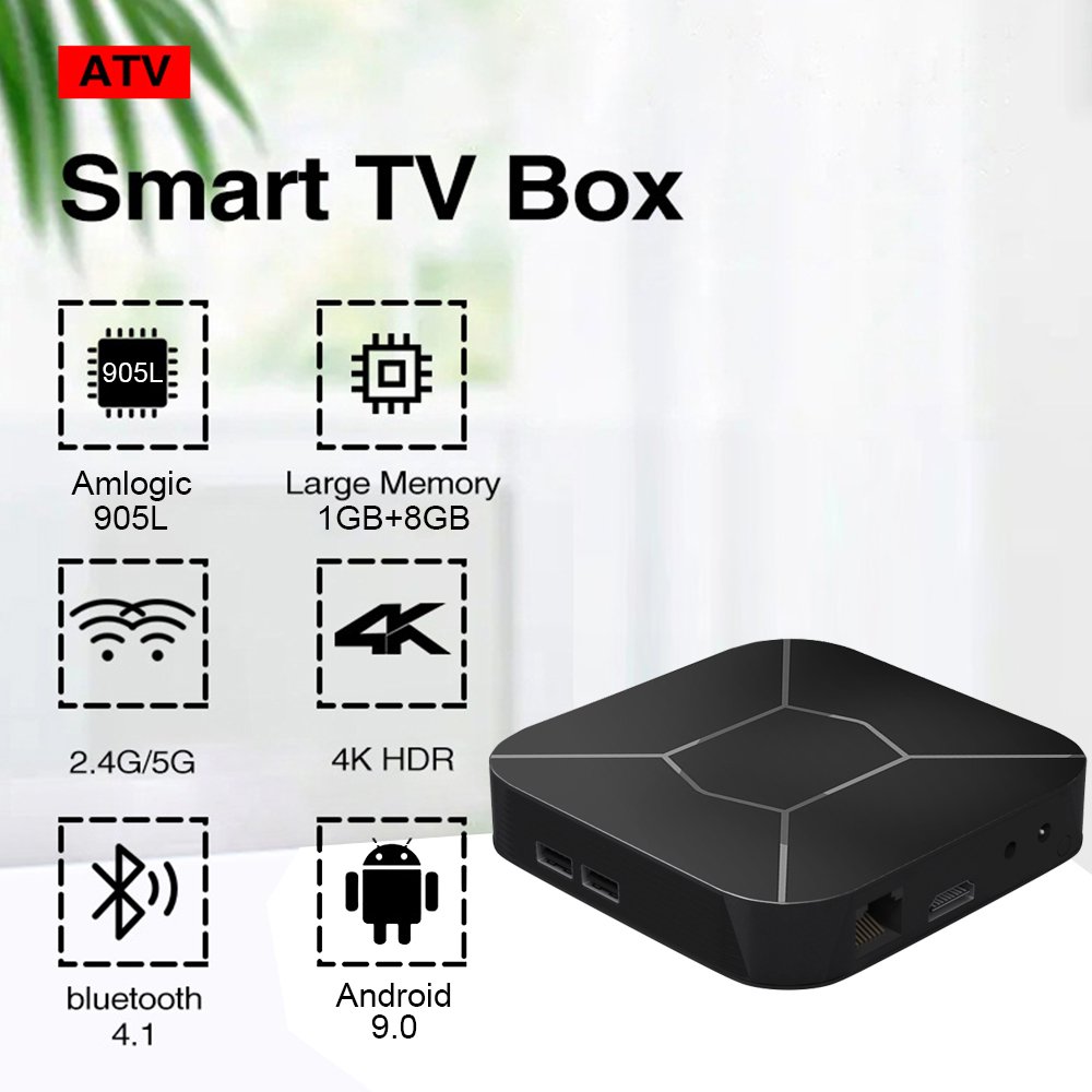 Topleo android tv box certificado q5 plus atv 4k 4gb 32gb certified digital android 4k smart tv box set top box