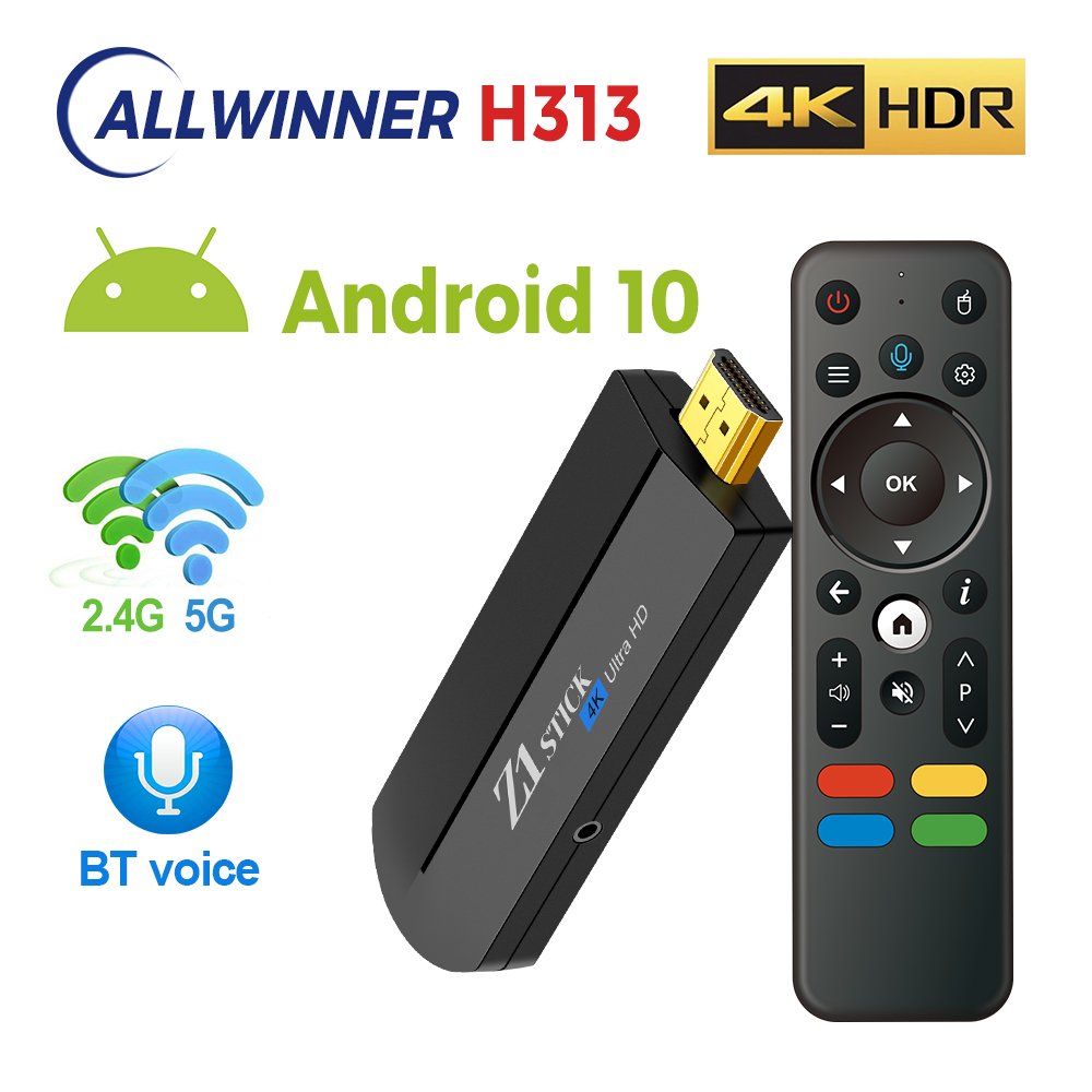 2024 Factory lowest price iptv box subscription Android 12 OTT HD 4k set top box TV Z1stick