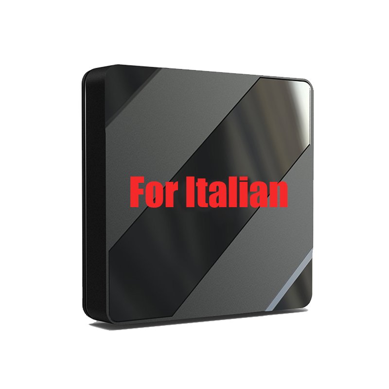 Buy Android TV Box For Italy Italia Ita Itaian with Europe North America Asia Arabic German Best Italian Set Top Box