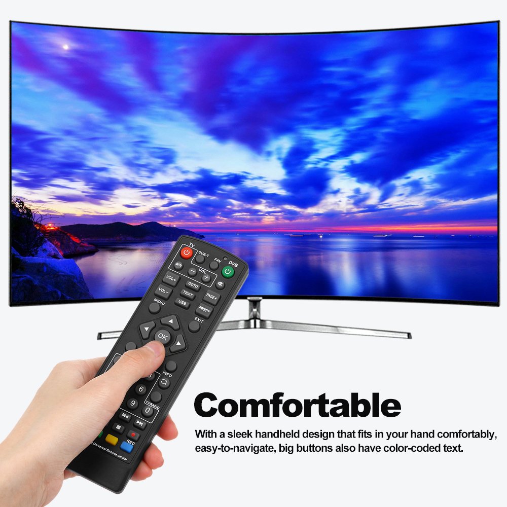 New arrival DVB-T2 Set-Top Box Remote Control Wireless Smart TV STB Controller HDTV Smart Android TV Box with learning function