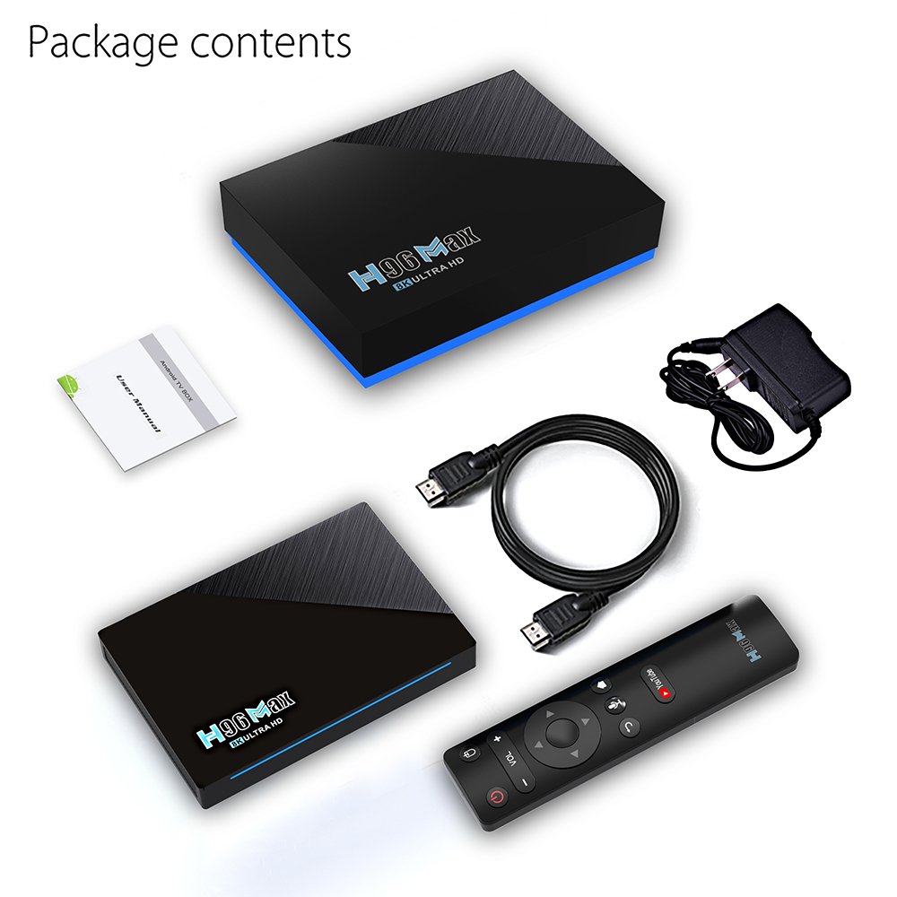 B2B original factory H96 max Rk3566 Hot-selling OTT Tv box dual wifi 2.4G 5G AV play games smart set top box