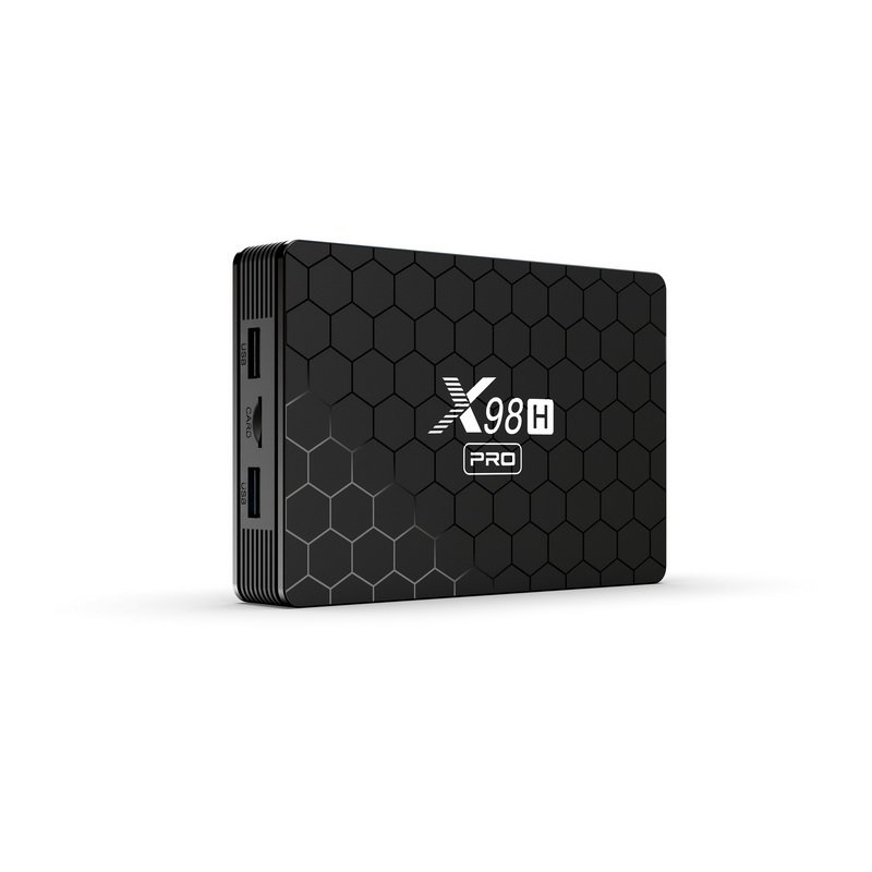 X98H Pro 4K Android 12 TV Box: Quad Core, 5G WiFi, Bluetooth 5.0, VP9 Profile, Media Player