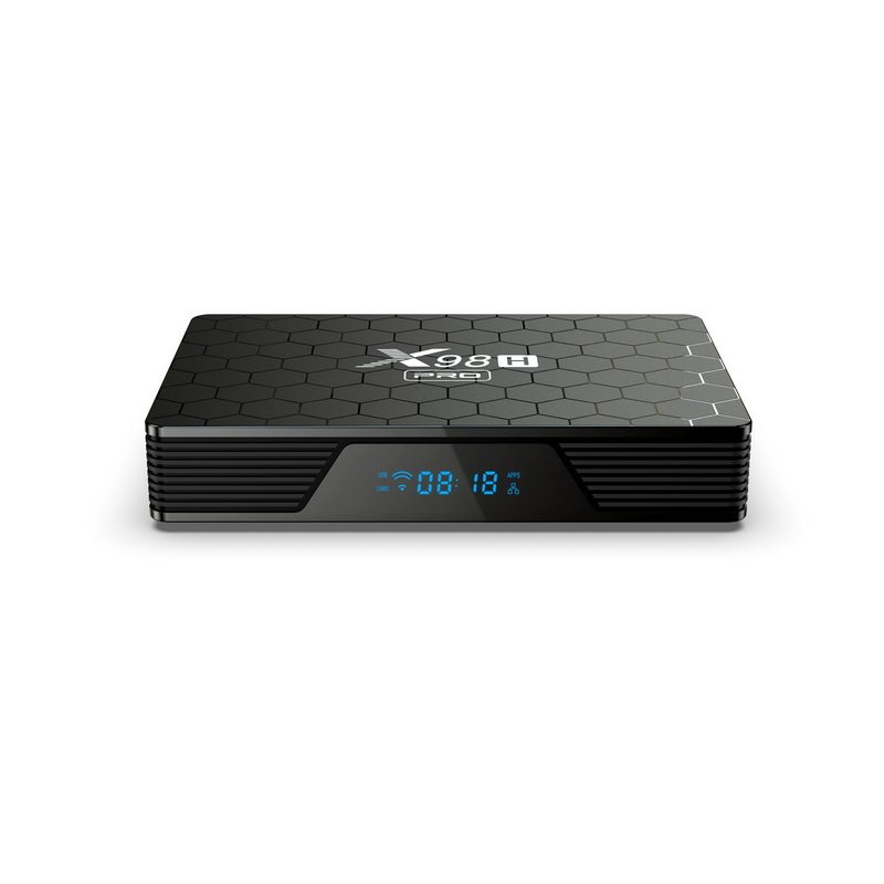 X98H Pro 4K Android 12 TV Box: Quad Core, 5G WiFi, Bluetooth 5.0, VP9 Profile, Media Player